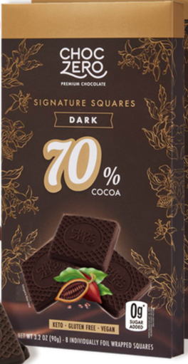 ChocZero Chocolate Squares