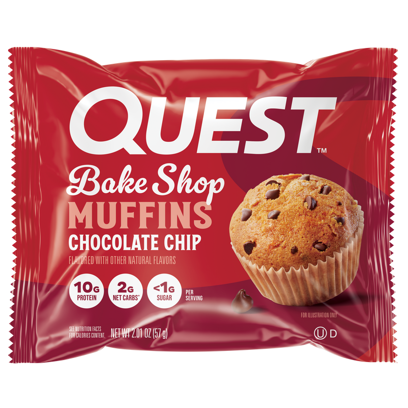 Quest Nutrition Bake Shop Muffins, 4 pack box