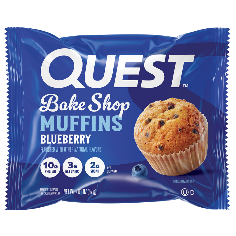 Quest Nutrition Bake Shop Muffins, 4 pack box