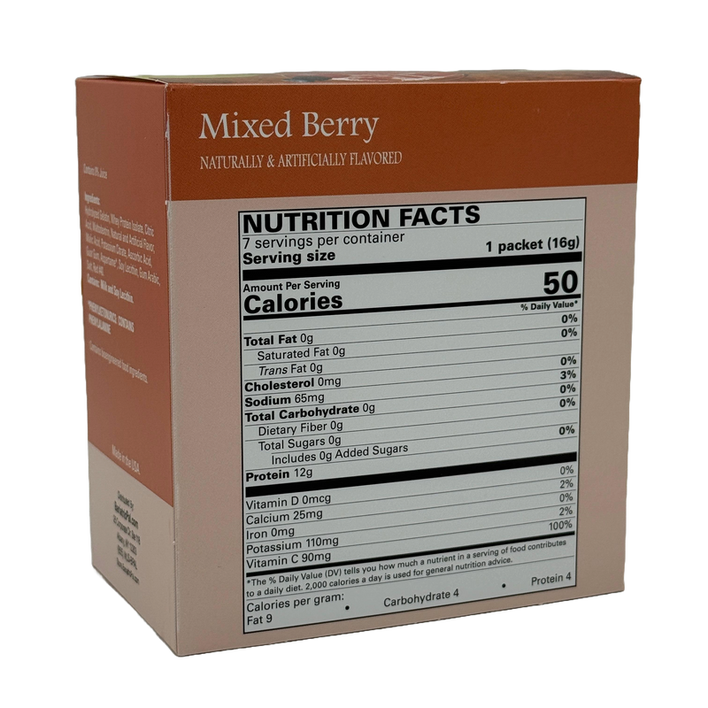 BariatricPal 12g Protein Fruit Drink - Mixed Berry