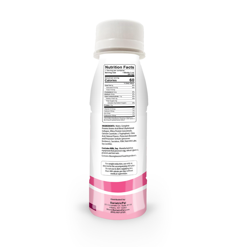 BariatricPal 15g Whey & Collagen Complete Protein Shots - Pink Lemonade