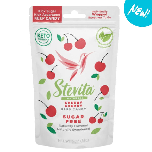 Stevita Stevia Sweetened Sugar Free Hard Candies, 3 oz pouch