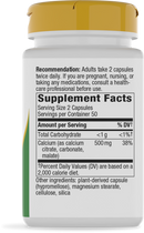 Nature's Way Calcium Citrate 250 capsules