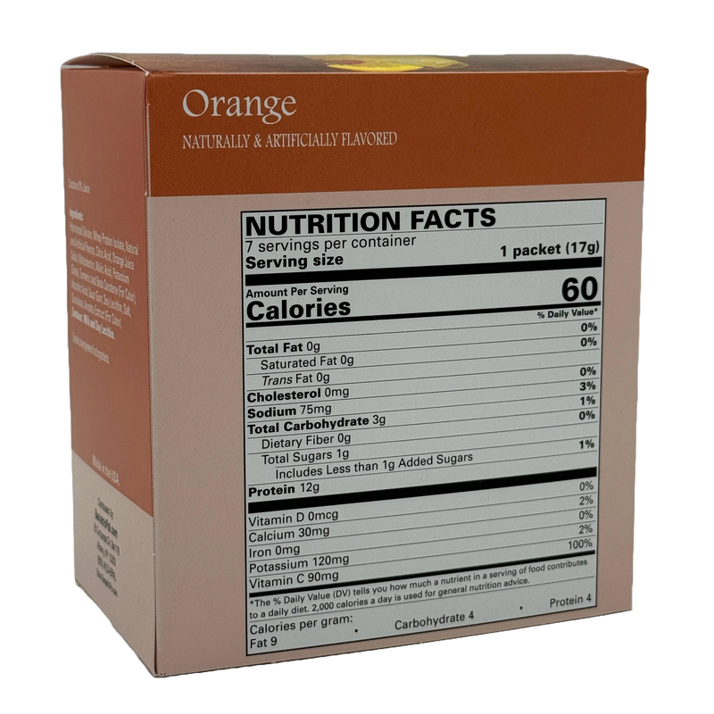 BariatricPal 12g Protein Fruit Drink - Orange (Aspartame-Free)