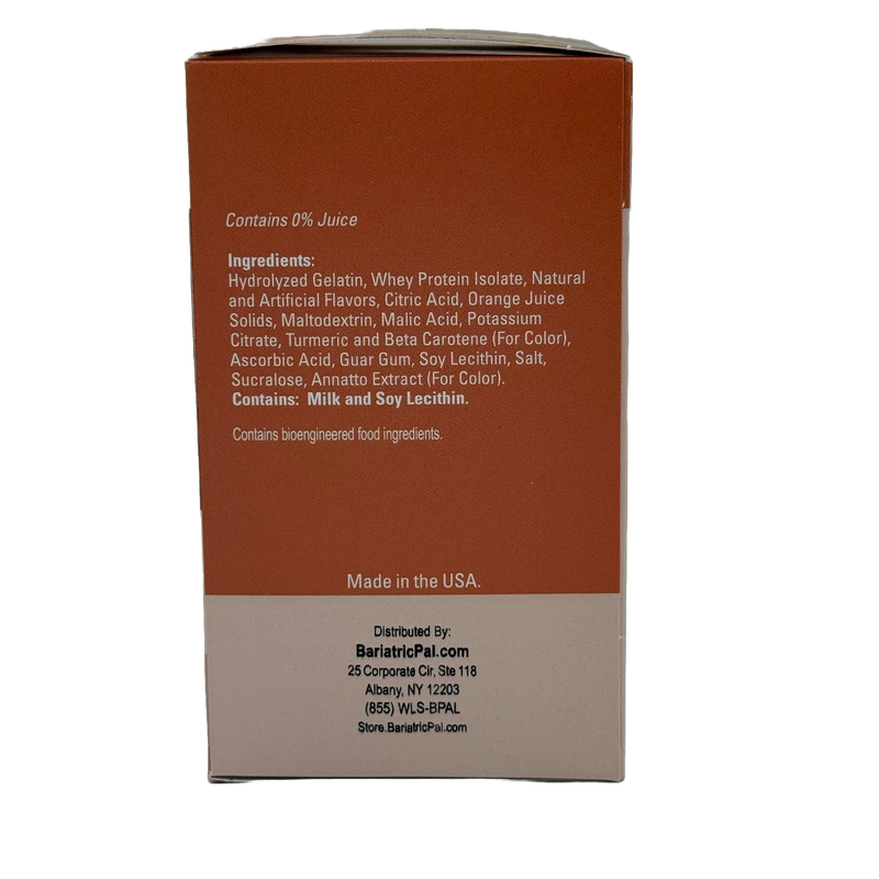 BariatricPal 12g Protein Fruit Drink - Orange (Aspartame-Free)