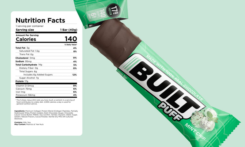 Built Bar Protein Puffs - Mint Chip