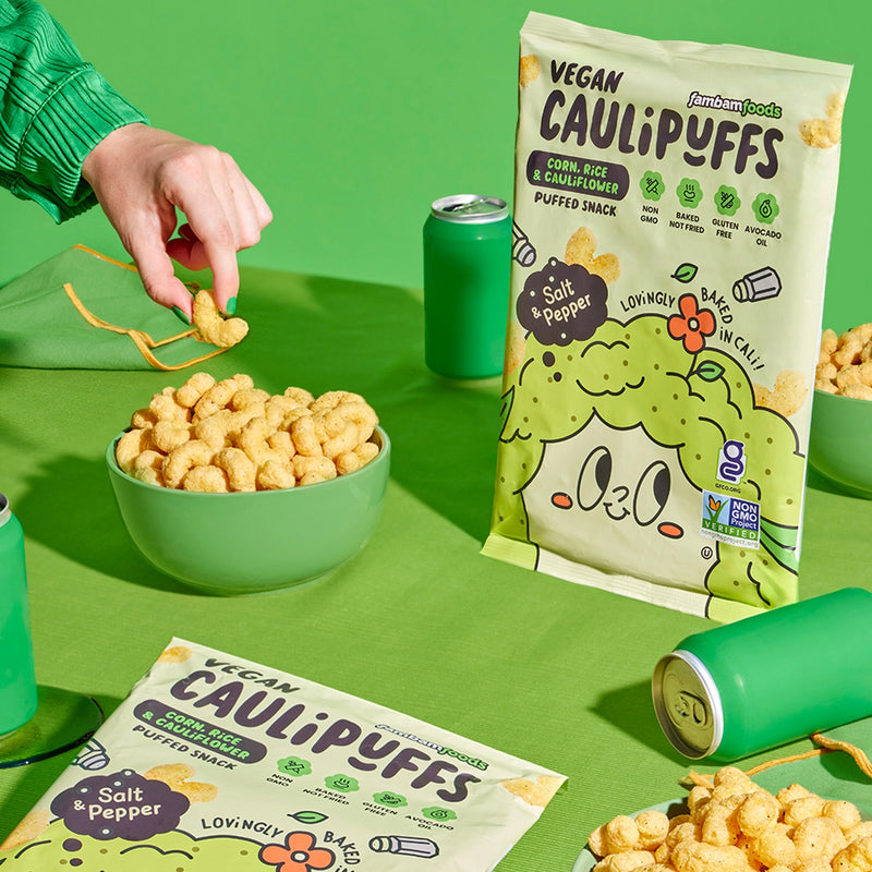 CauliPuffs Gluten Free Cauliflower Puffed Snacks