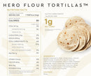 Hero Zero Net Carb Flour Tortillas, 6 tortillas
