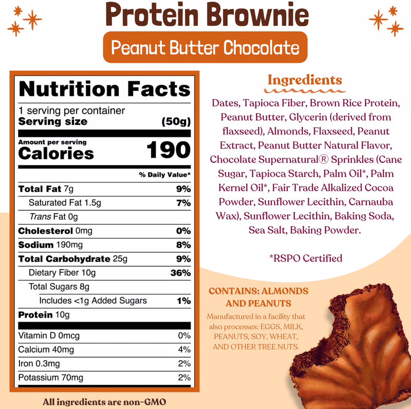 Elavi High Protein Brownie, 1.87 oz - Sweet but Mighty!