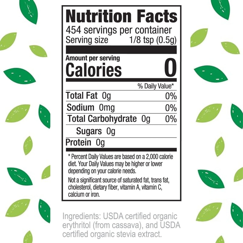 Stevita Stevia Sweetener, Organic