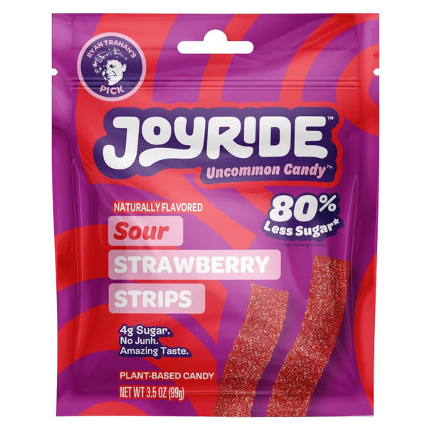 Joyride Sour Strawberry Strips, 3.5 oz