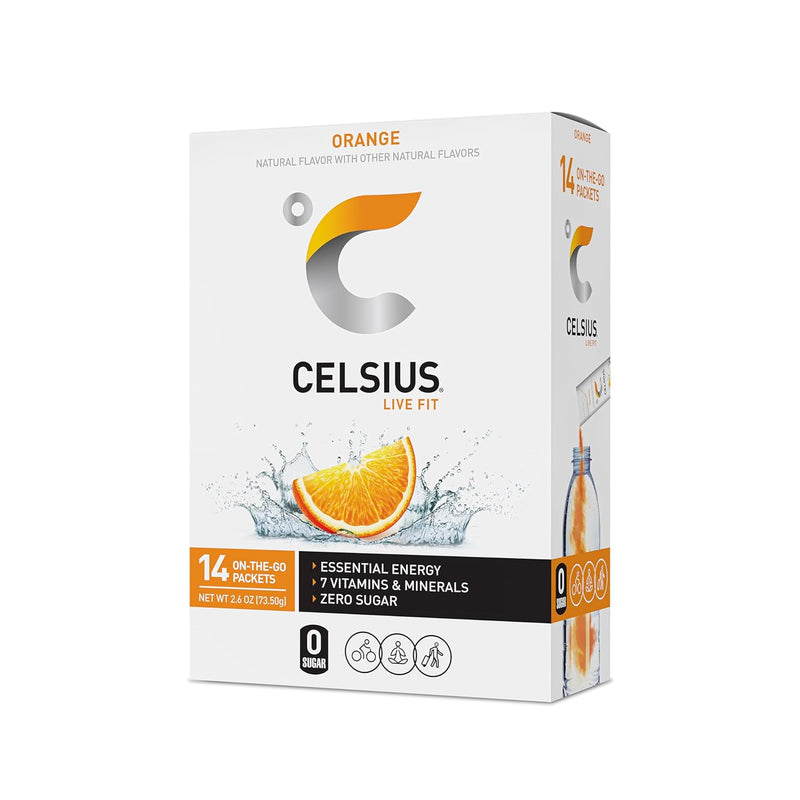 Celsius On-The-Go Packets, 14 packets