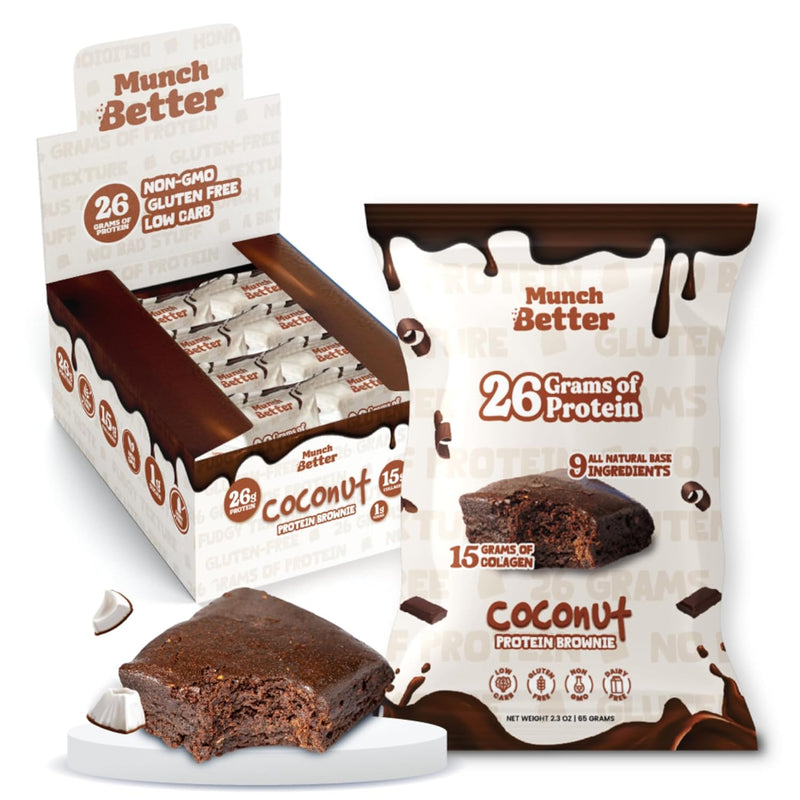 Munch Better Protein Brownies