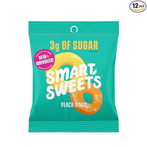 Smart Sweets Peach Rings 50g (1.8 oz)