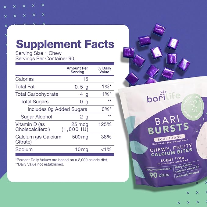 BariBursts Calcium Citrate by Bari Life