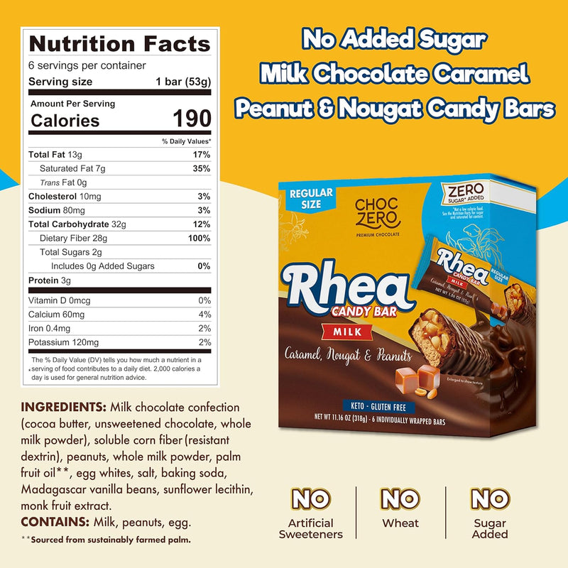 ChocZero Rhea Candy Bar