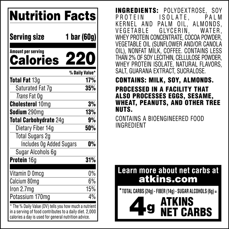 Atkins Nutritionals Meal Bars (5 bars)