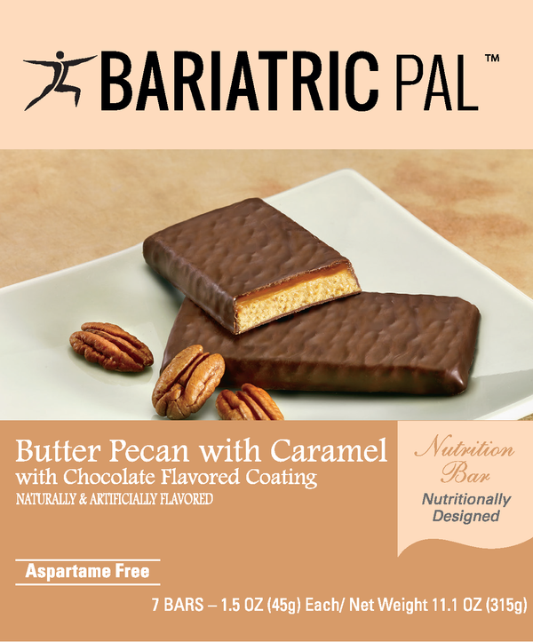 BariatricPal 10g Protein Snack Bars - Caramel Butter Pecan