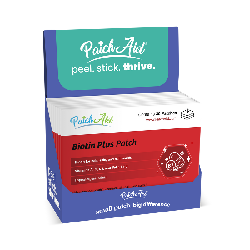 Biotin Plus Vitamin Patch for Hair, Skin, and Nails by PatchAid