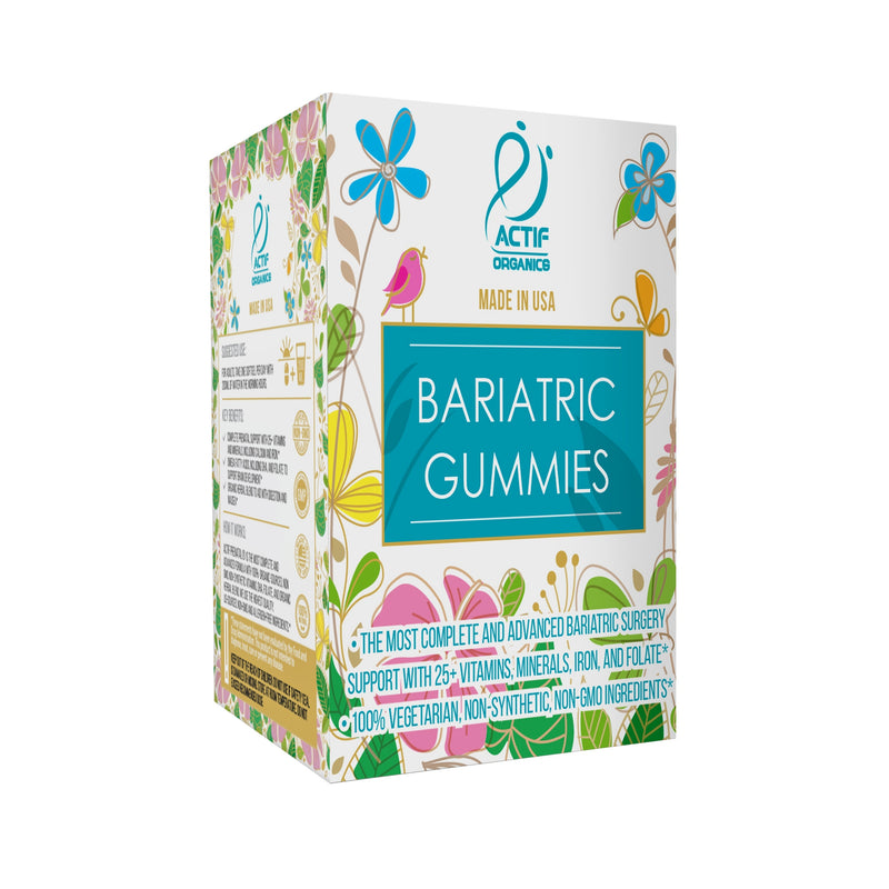 Actif Organic Bariatric Gummies with 25 Organic Vitamins & Minerals