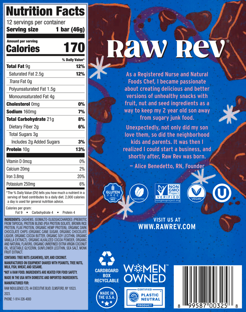 Raw Revolution Raw Rev Glo Bars