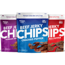 High Protein Beef Jerky Chips by Wicked Cutz