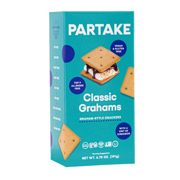 Partake Vegan & Gluten Free Classic Grahams, 6.75 oz