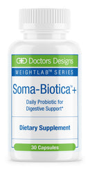 Soma-Biotica + Daily Probiotic for Digestive Support (30 capsules) by Doctors Designs