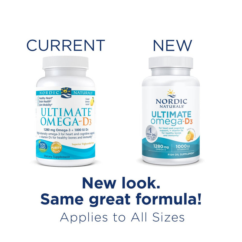 Nordic Naturals Ultimate Omega-D3 120 softgels