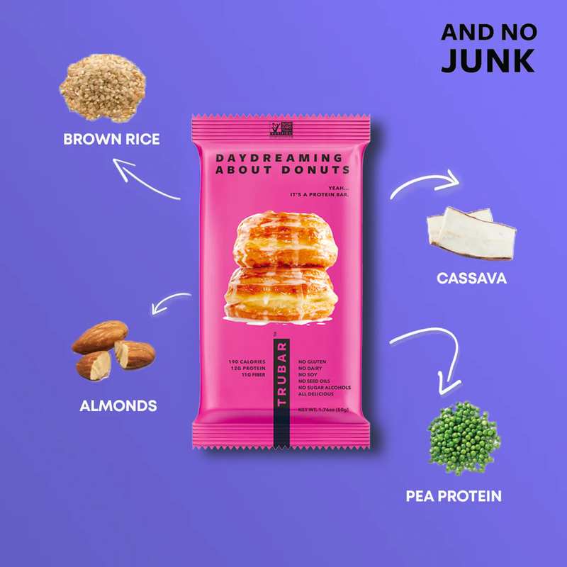 TRUBAR Plant-Based Protein Bar - Daydreaming About Donuts