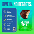 SkinnyDipped Bites - Dark Chocolate Coconut Almond