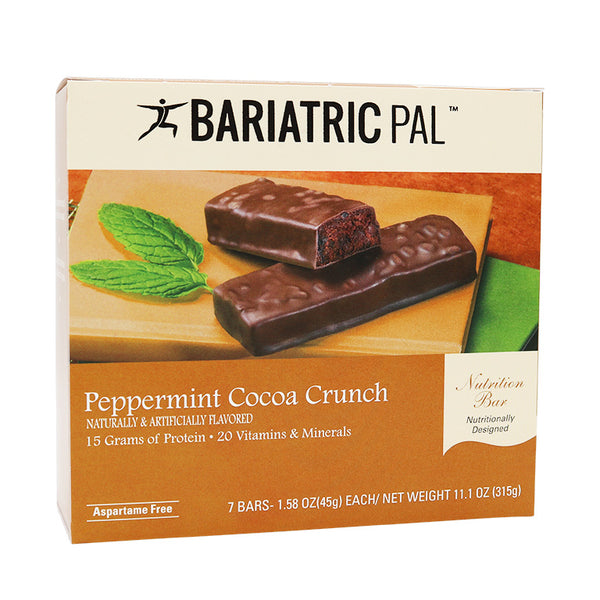 BariatricPal 15g Protein Bars - Peppermint Cocoa Crunch
