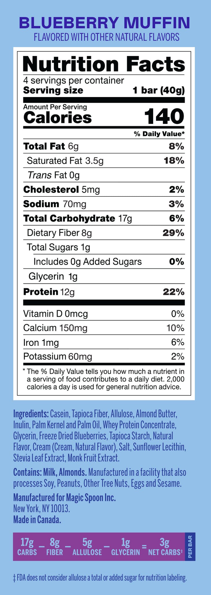 Magic Spoon Treats, 4 Bars