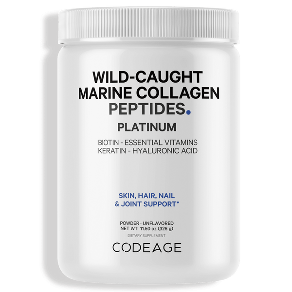 Wild-Caught Marine Collagen Peptides Powder Platinum by Codeage