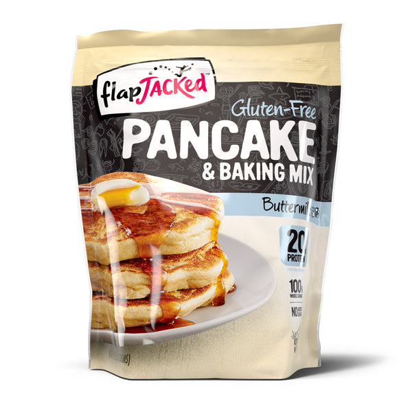 FlapJacked Gluten-Free Protein Pancakes and Baking Mix - Buttermilk 24 oz