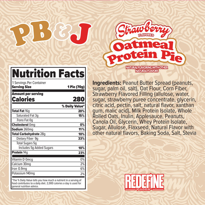 Redefine Oatmeal Protein Pie