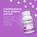 BariMelts Multivitamin - 60 Fast-Dissolving Tablets - Natural Fruit Flavor