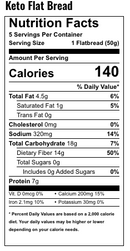 Toufayan Bakeries Keto Flat Bread