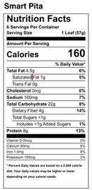 Toufayan Bakeries Low Carb Pita Bread