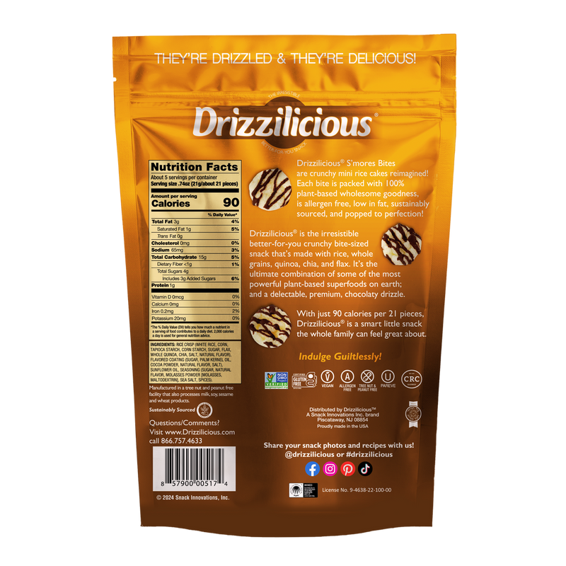 Drizzilicious Bites - Mini Rice Cakes