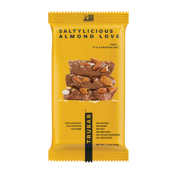 TRUBAR Plant-Based Protein Bar - Saltylicious Almond Love