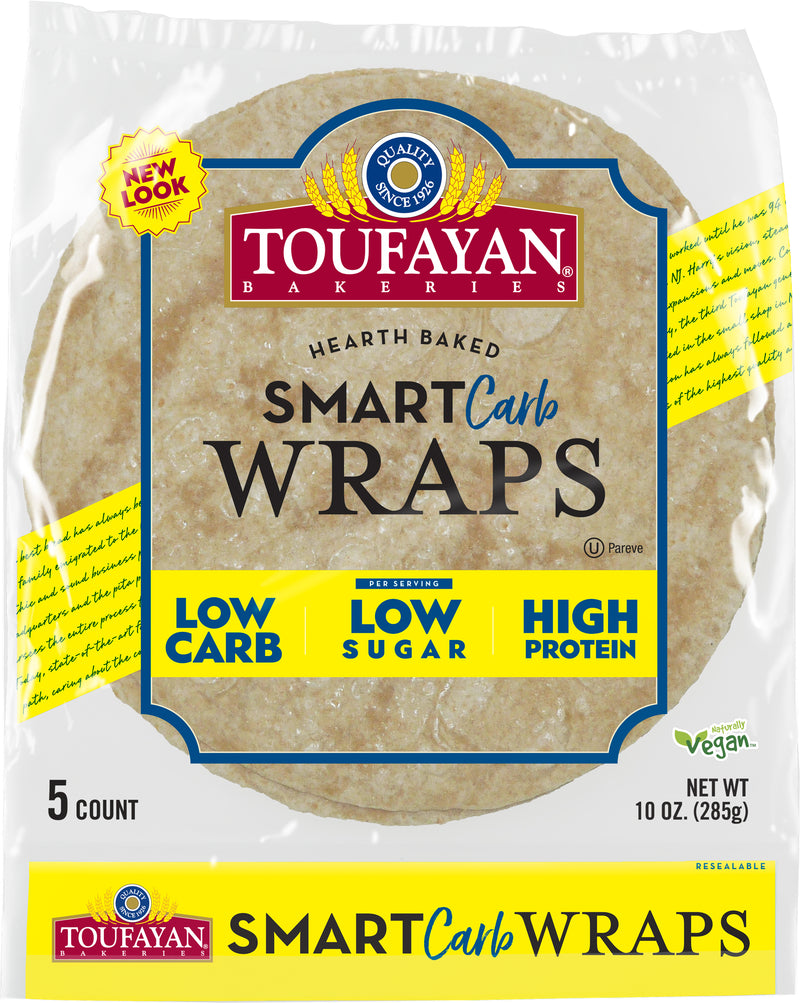 Toufayan Bakeries Low Carb/Low Sodium Wrap