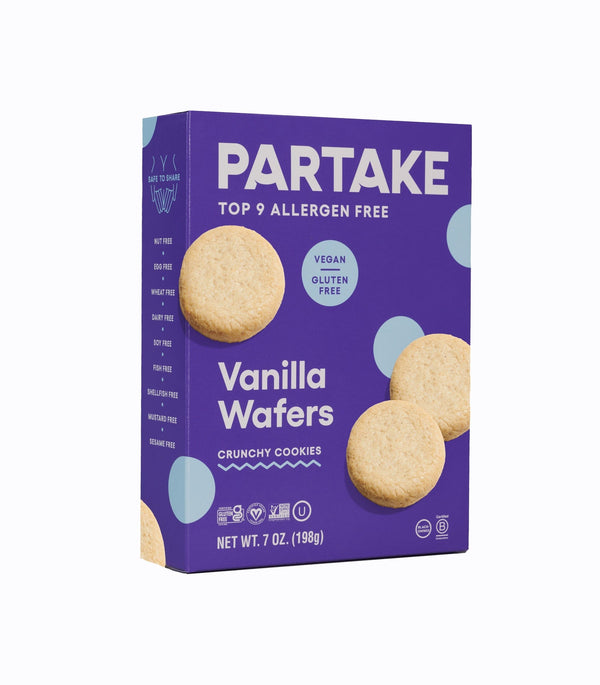 Partake Vegan & Gluten Free Vanilla Wafers, 7 oz