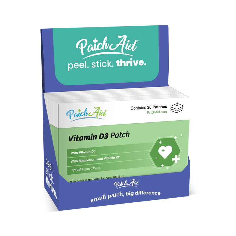Vitamin D3 with K2 Vitamin Patch by PatchAid