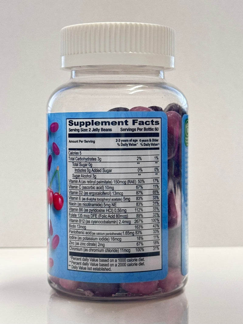 Human Beanz Sugar Free Kids Multivitamin Jelly Beans – Berry Blast