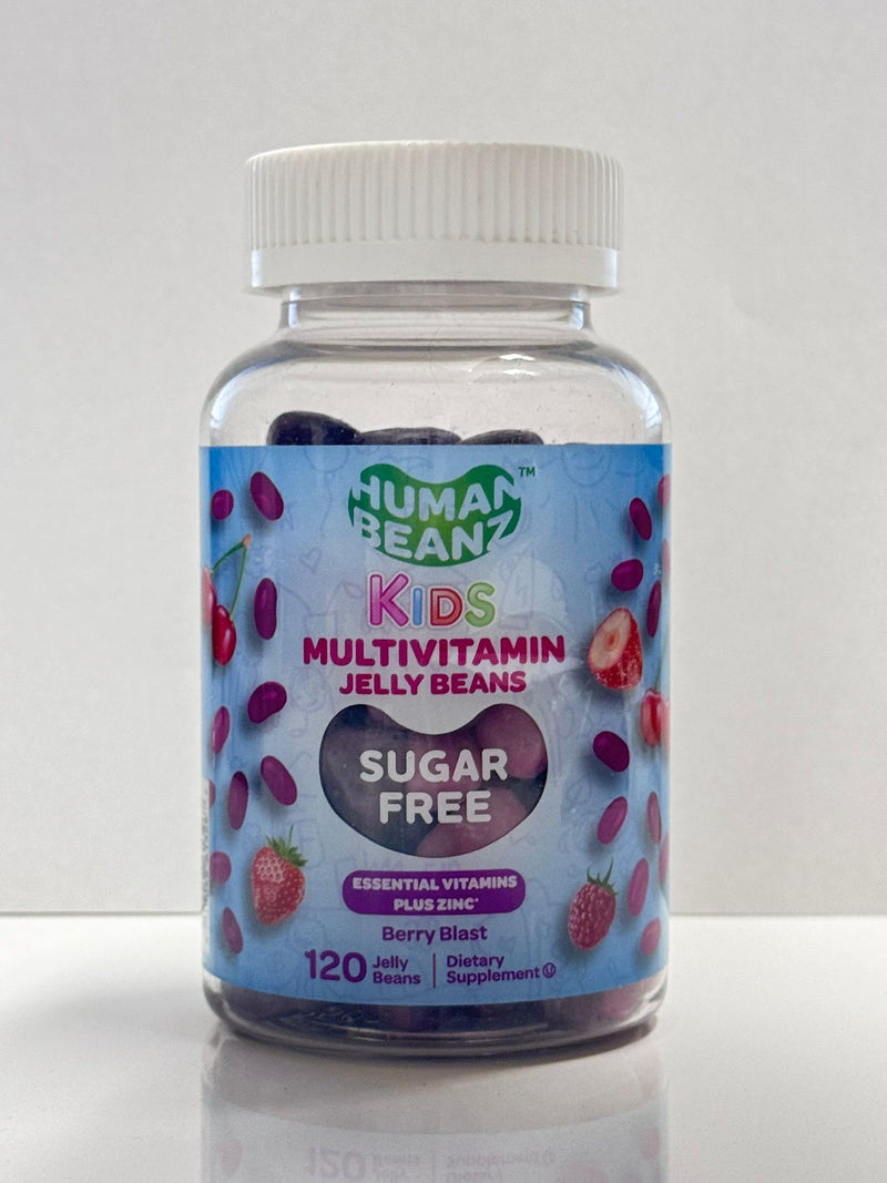 Human Beanz Sugar Free Kids Multivitamin Jelly Beans – Berry Blast