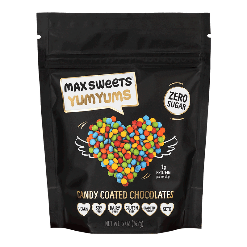Max Sweets Sugar Free YumYums Candy Coated Chocolates 5 oz