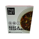 Proti Diet Protein Soup Mix, Beef Vegetable, 7 Pouches