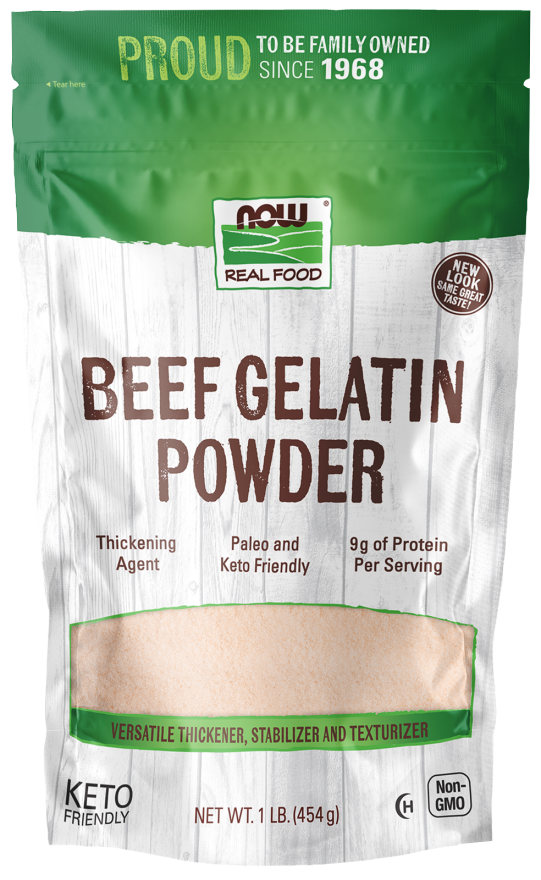 NOW Beef Gelatin Powder 1 lb.