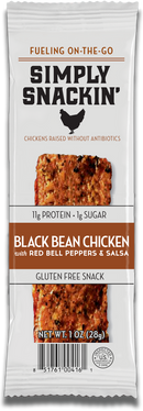 Simply Snackin' Chicken Protein Snack - Chicken Breast with Black Bean Salsa